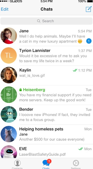 Telegram中文版可以把聊天背景换成实时天气吗