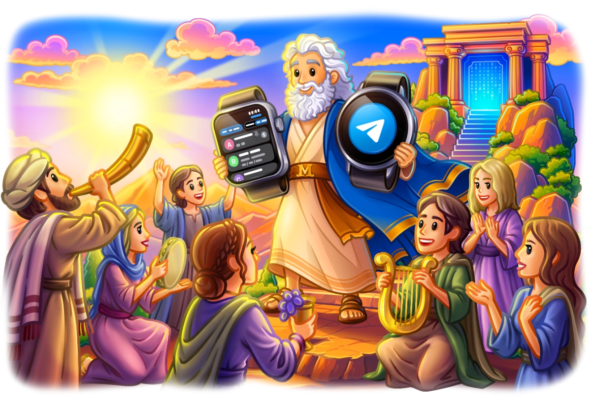 Telegram智能手表,Telegram机器人富文本,Telegram群组AI守护者,Telegram 12.8更新
